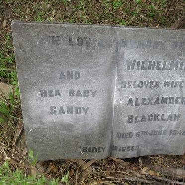 BLACKLAW Wilhelmina -1944 :: BLACKLAW Sandy