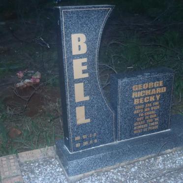 BELL George Richard Becky 1937-2005