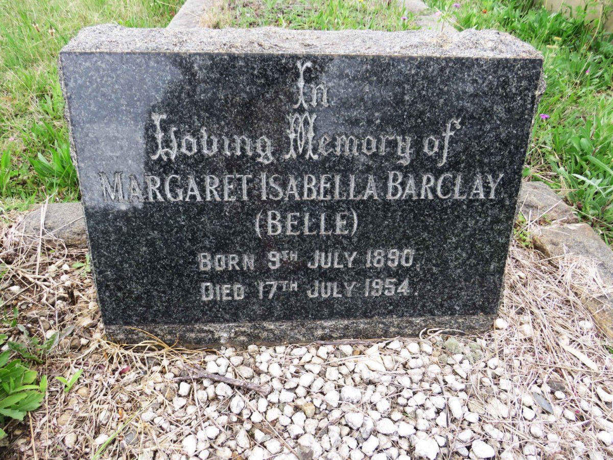 BARCLAY Margaret Isabella 1890-1954