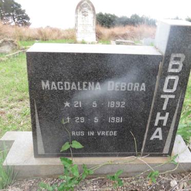 BOTHA Magdalena Debora 1892-1981