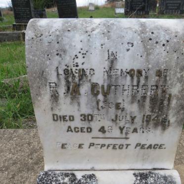 CUTHBERT R.A. -1943