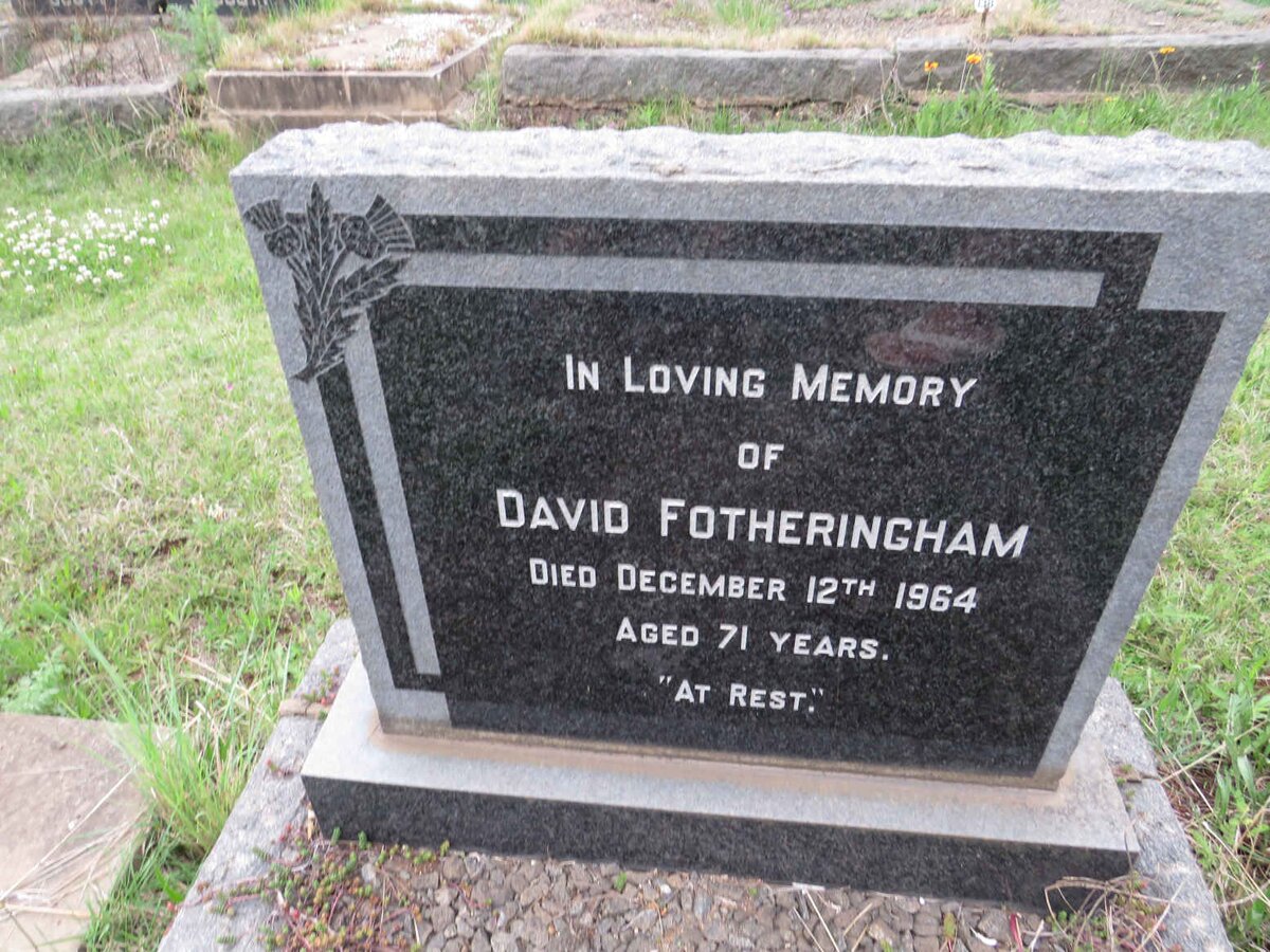 FOTHERINGHAM David -1964
