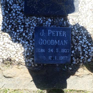 GOODMAN J. Peter 1932-1962