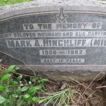 HINCHLIFF Mark A. 1900-1952