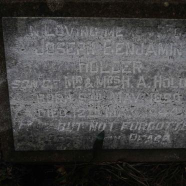 HOLDER Joseph Benjamin 1890-1944