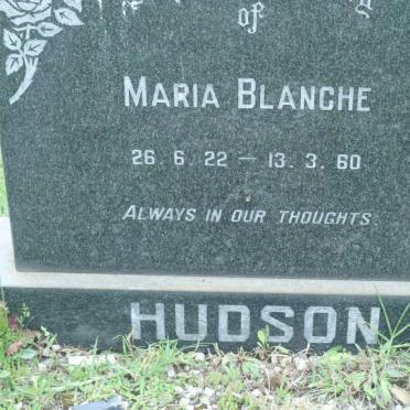 HUDSON Maria Blanche 1922-1960