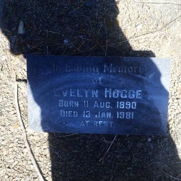HOGGE Evelyn 1890-1981