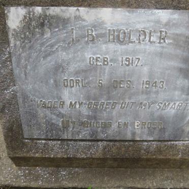 HOLDER J.B. 1917-1943