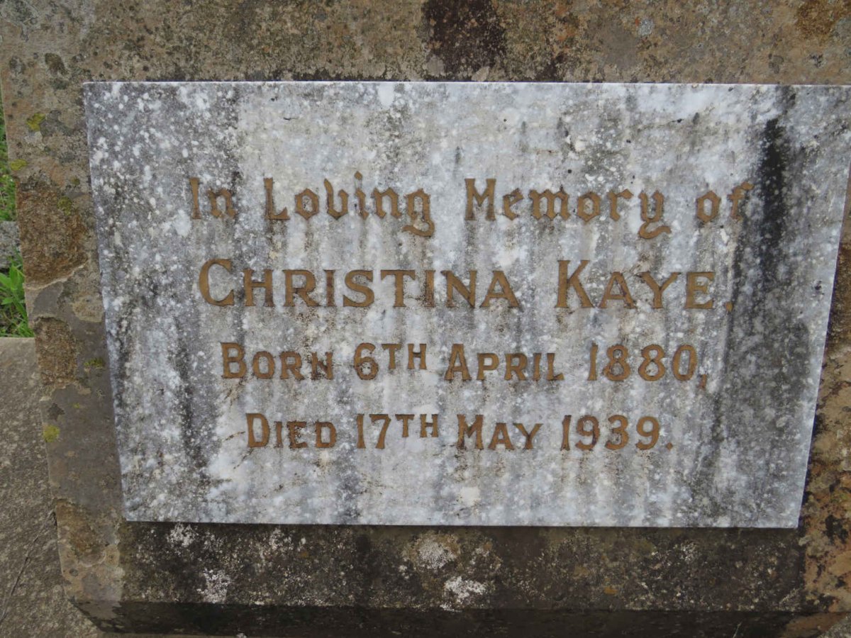 KAYE Christina 1880-1939