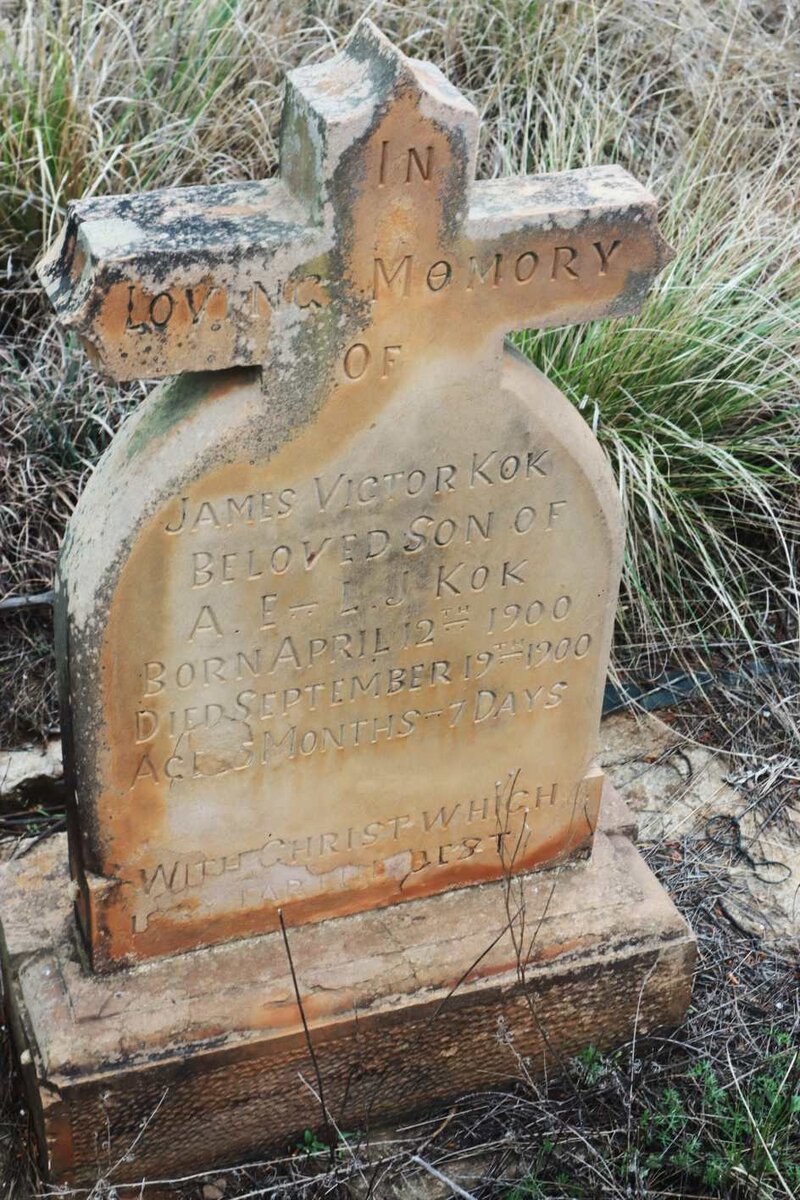 KOK James Victor 1900-1900