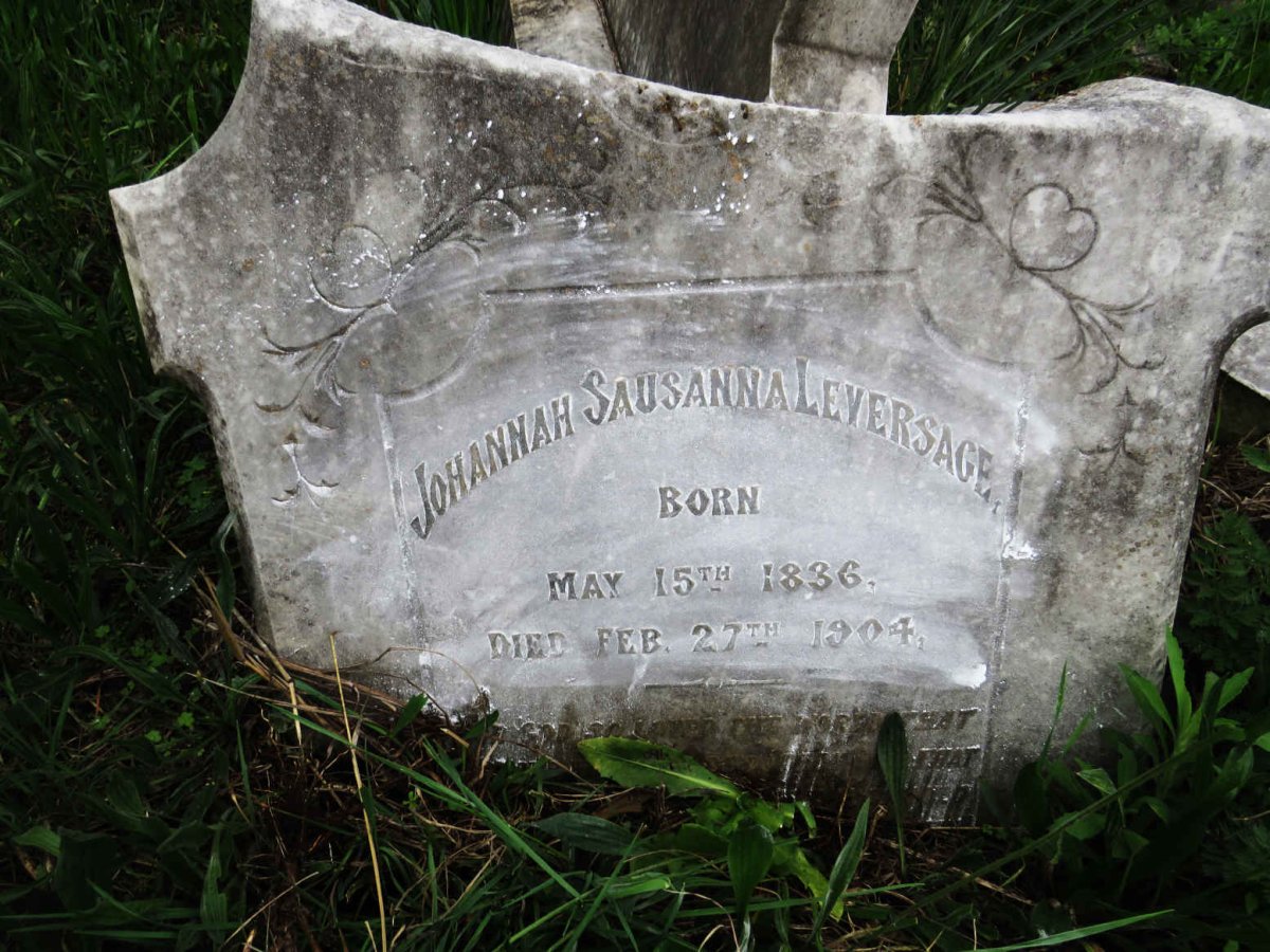 LEVERSAGE Johannah Sausanna 1836-1904