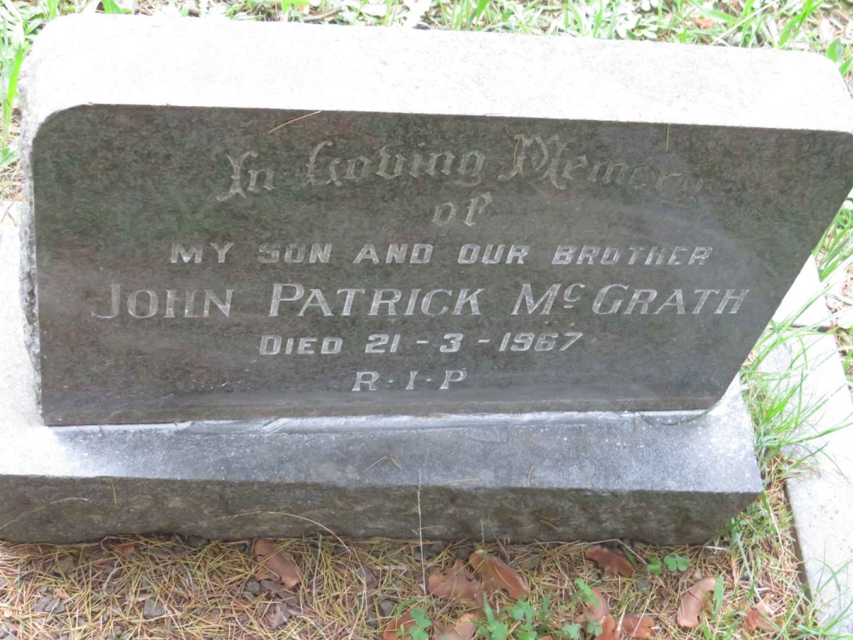 MCGRATH John Patrick -1967