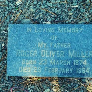 MILLER Roger Oliver 1874-1964