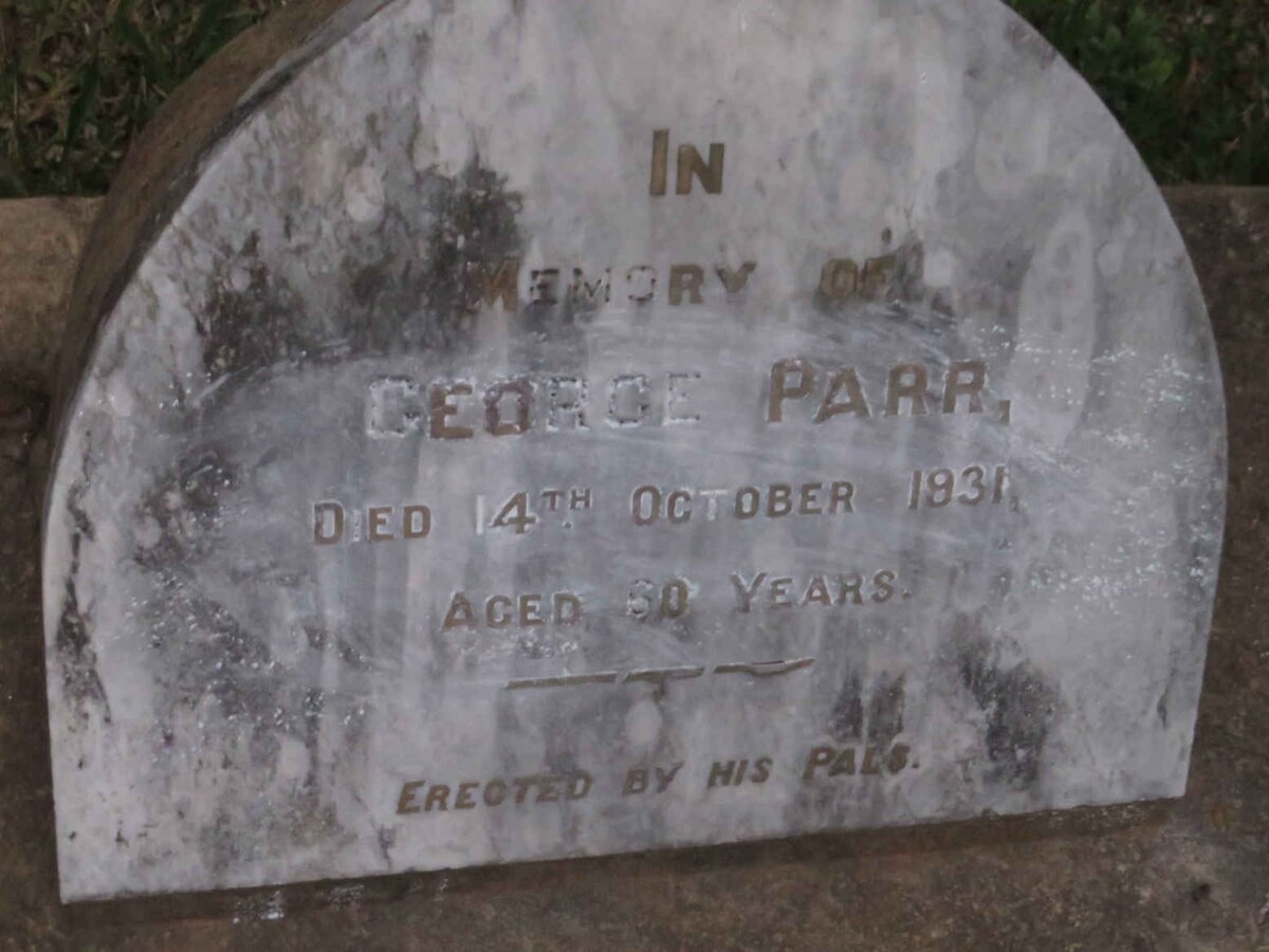 PARR George -1931