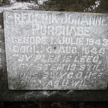 PURCHASE Frederik Johannes 1943-1944