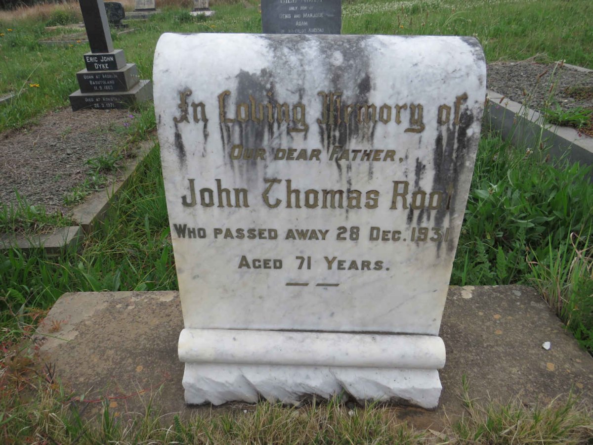 ROOT John Thomas -1931