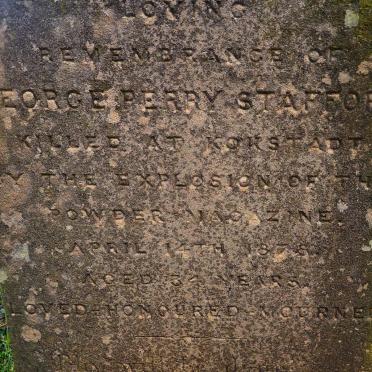 STAFFORD George Perry -1878