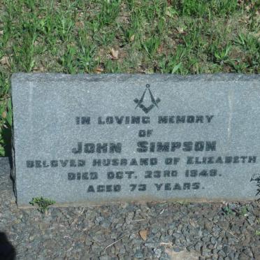 SIMPSON John -1949