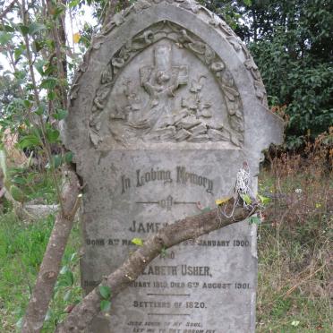 USHER James 1815-1900 &amp; Elizabeth 1819-1901