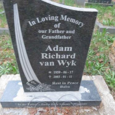 WYK Adam Richard, van 1959-2003