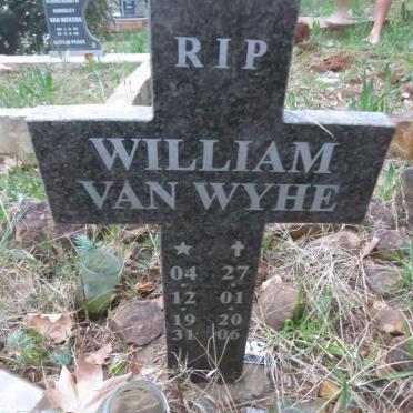 WYHE William, van 1931-2006