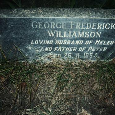 WILLIAMSON George Frederick -1964