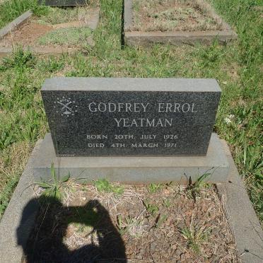 YEATMAN Godfrey Errol 1926-1971