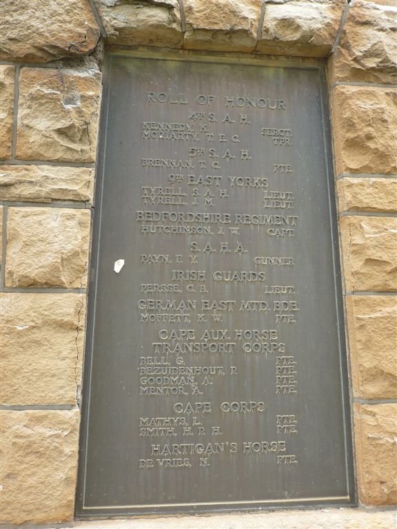 6. GREAT WAR 1914-1918 MEMORIAL PLAQUE