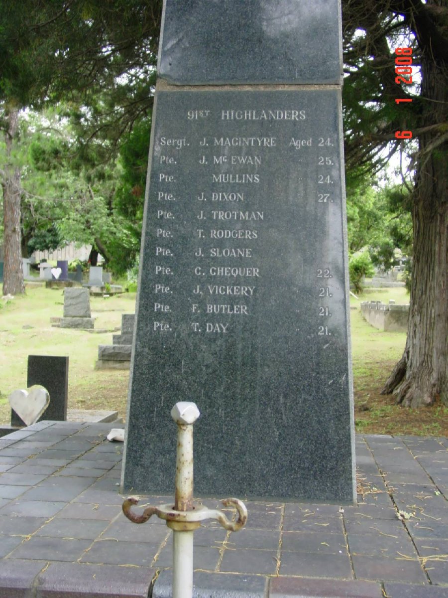 4. Zulu War Memorial 1879