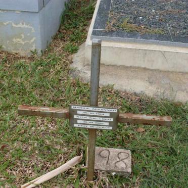 APPANNAH Marrie 1924-2000