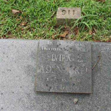 ADENDORFF Elvira E. 1938-1997