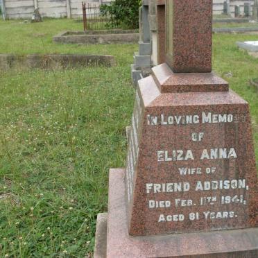 ADDISON Eliza Anna -1941