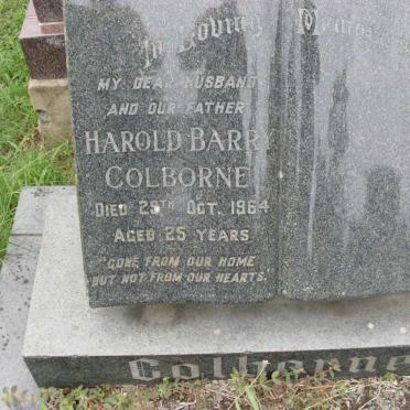 COLBORNE Harold Barry -1964