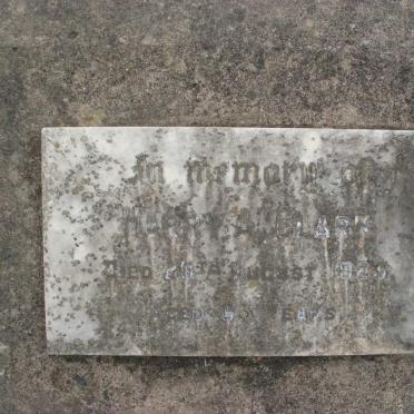 CLARK Harry A. -1923