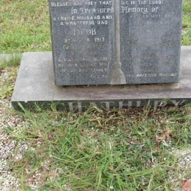 CHATHUPY Jacob 1913-1976 &amp; Mary 1910-1981