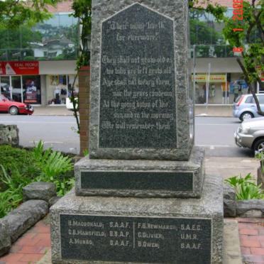 4. People who died in the district 1914-1918 &amp; 1939-1945