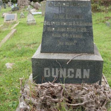 DUNCAN Jane Lavinia -1929