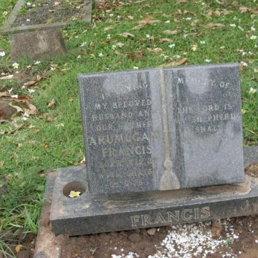 FRANCIS Arumugam 1938-1976