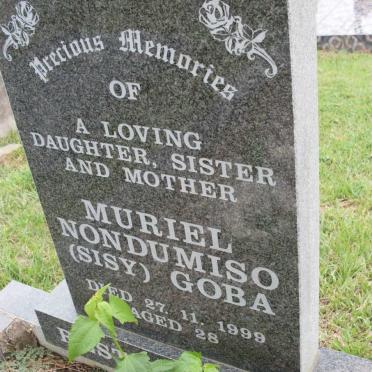 GOBA Muriel Nondumiso -1999