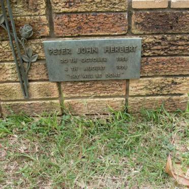 HERBERT  Peter John 1958-1978