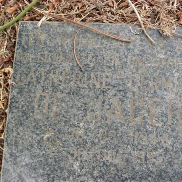 JAGER Catharina Germina, de 1944-1998