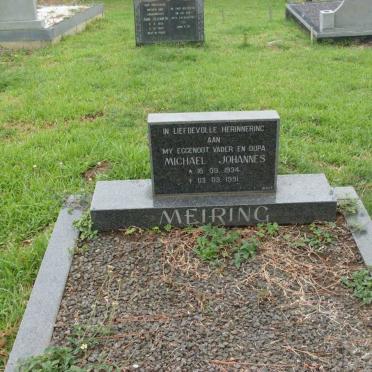 MEIRING Michael Johannes 1934-1991