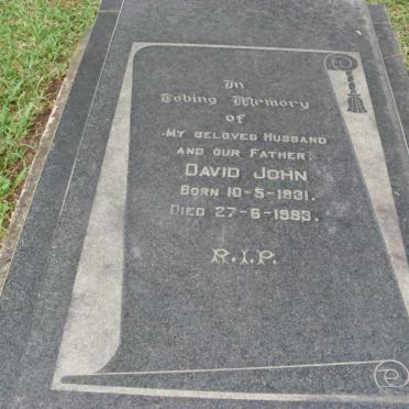 MYBURGH David John 1931-1983