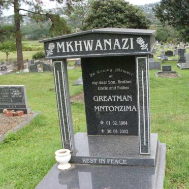 MKHWANAZI Greatman Mntonzima 1964-2002