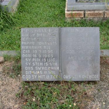 NEL Johannes Hermanus 1896-1965 &amp; Catherina Hendrina 1903-1981