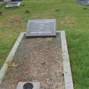 NIEKERK Tom, van 1915-1993 &amp; Toy 1925-2005