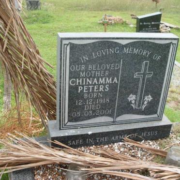 PETERS Chinamma 1918-2001