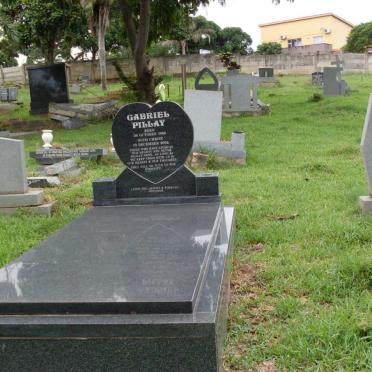 PILLAY Gabriel 1966-2002