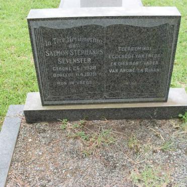 SEVENSTER Salmon Stephanus 1938-1979