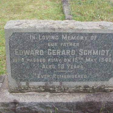 SCHMIDT Edward Gerard -1946